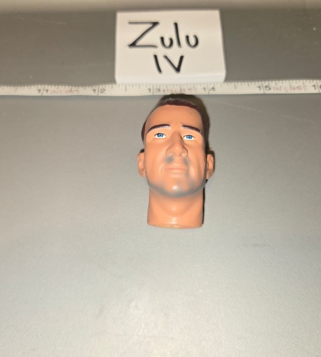 1/6 Scale Male Head Sculpt with Dark Hair - Dragon