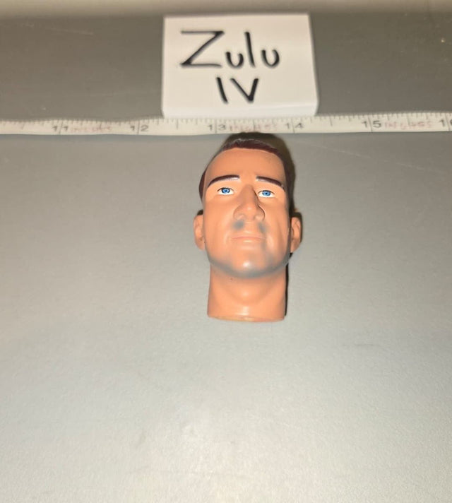 1/6 Scale Male Head Sculpt with Dark Hair - Dragon