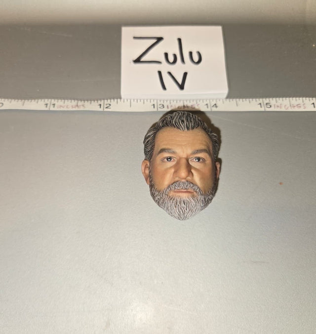 1/6 Scale Modern Era Bearded Male Head Sculpt