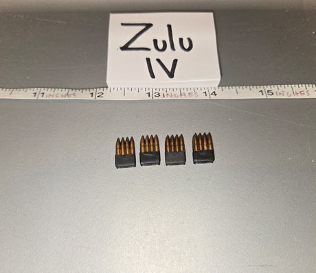 1/6 Scale WWII US Rifle Ammunition Stripper Clips Set
