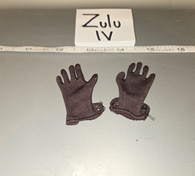 1/6 Scale WWII US Era Brown Gloves Set