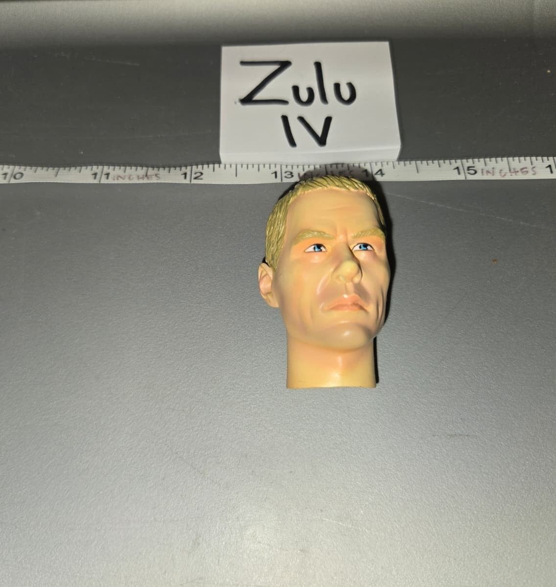 1/6 Scale Male Head Sculpt with Blonde Hair - Dragon
