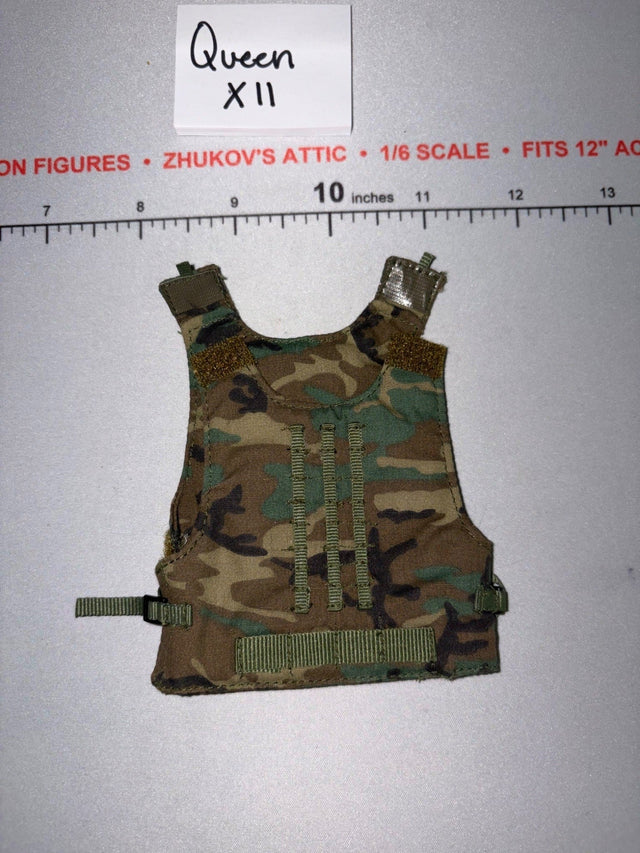 1/6 Scale Modern Era Woodland Body Armor