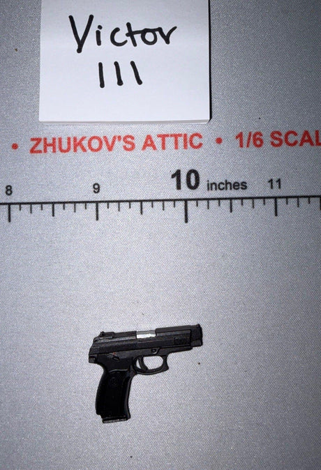 1/6 Scale Modern Era Russian Pistol with Magazine - DAM