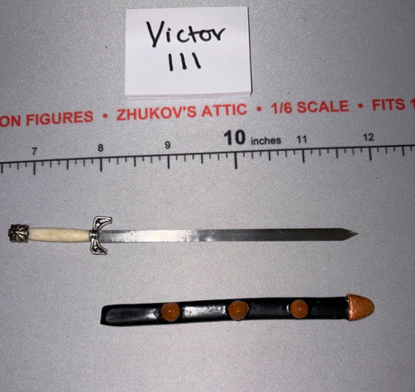 1/6 Scale Medieval Fantasy Sword with Scabbard