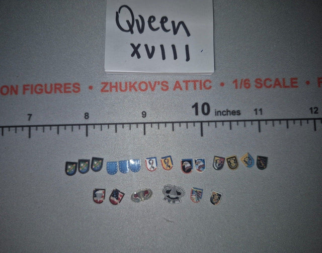 1/6 Scale Modern US Military Beret Unit Insignia Lot