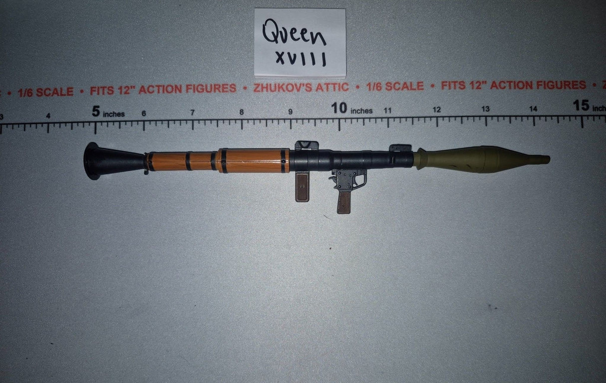 1/6 Scale Modern Era Russian RPG-7 Antitank Rocket Launcher with Warhead