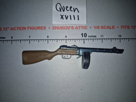 1/6 Scale WWII Russian Submachine Gun with Drum Magazine - GI Joe