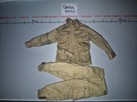 1/6 Scale WWII US Paratrooper Uniform Jacket and Pants Set - DID