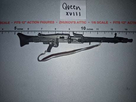 1/6 Scale WWII German MG-42 Machine Gun with Sling - No Bipod