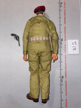 1/6 Scale Cold War Israeli Commander Paratrooper Ariel Sharon Dressed Figure with Revolver