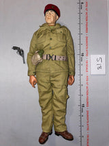 1/6 Scale Cold War Israeli Commander Paratrooper Ariel Sharon Dressed Figure with Revolver