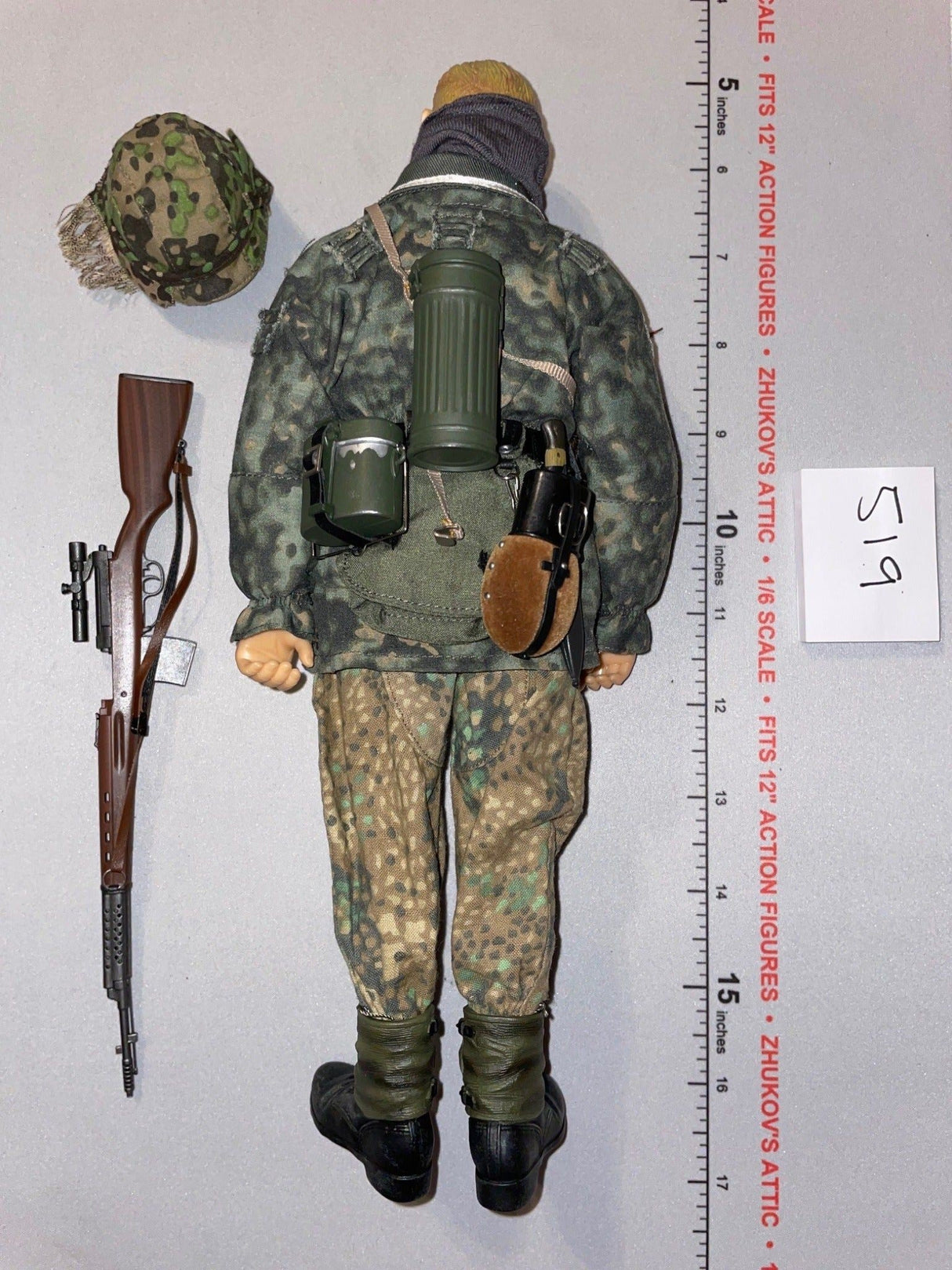 1/6 Scale Dragon WWII German Waffen Infantry Sniper Dressed Figure