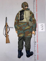 1/6 Scale WWII Italian Paratrooper Dressed Figure - Dragon