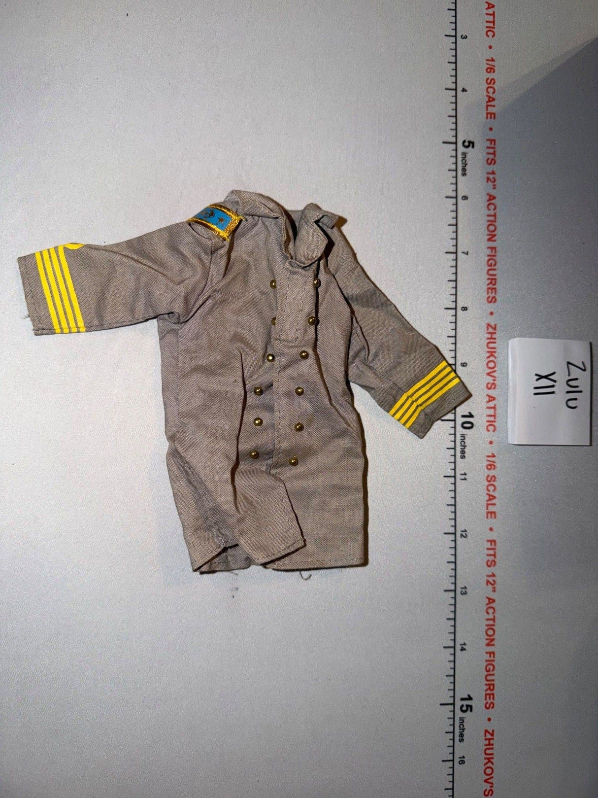 1/6 Scale US Civil War Confederate Officer Frock Coat - SOTW