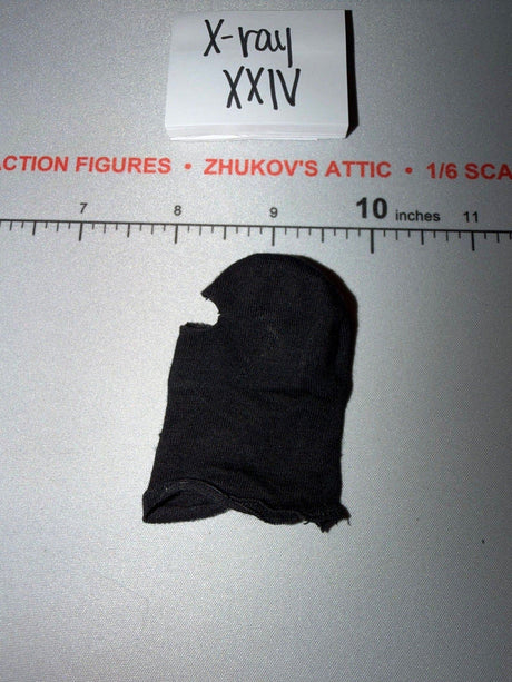 1/6 Scale Modern Era Black Balaclava Hood