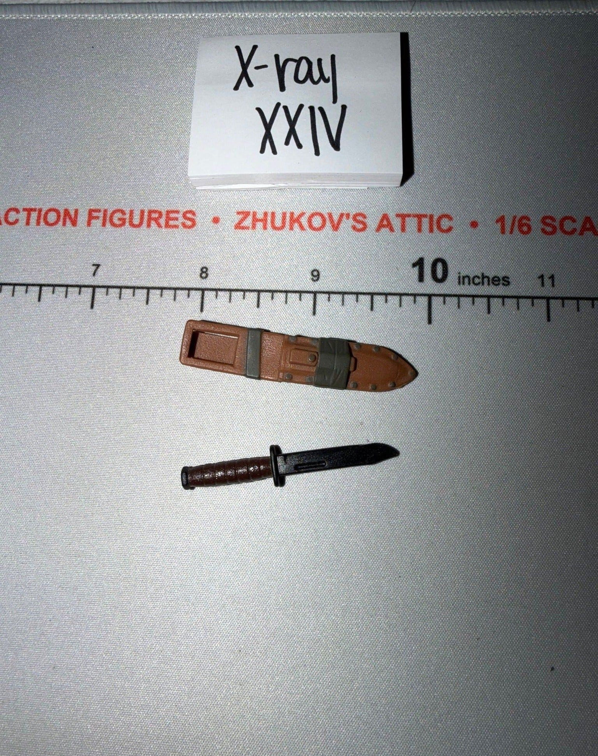 1/6 Scale Vietnam Fighting Knife and Scabbard - GI Joe