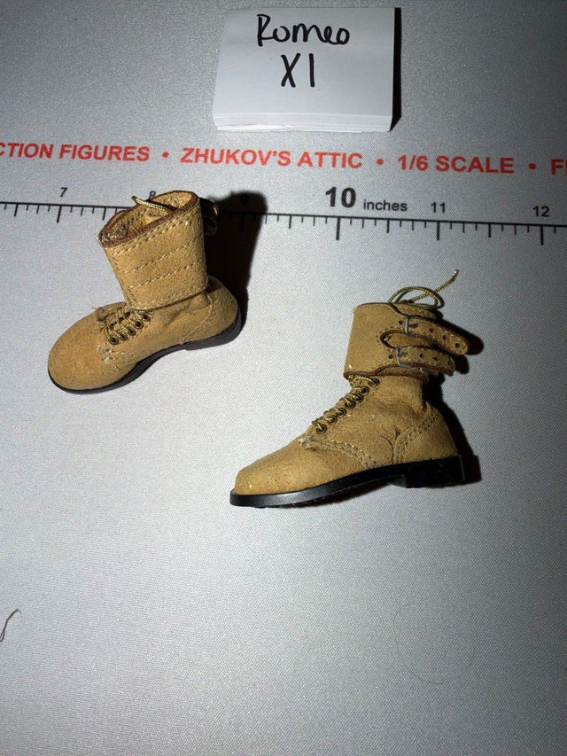 1/6 Scale Korean War Marine Buckle Top Boots - Soldier Story