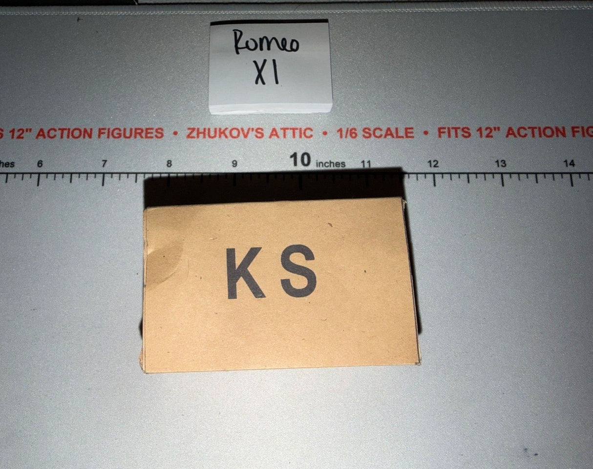 1/6 Scale WWII US Cardboard Ration Case / Box