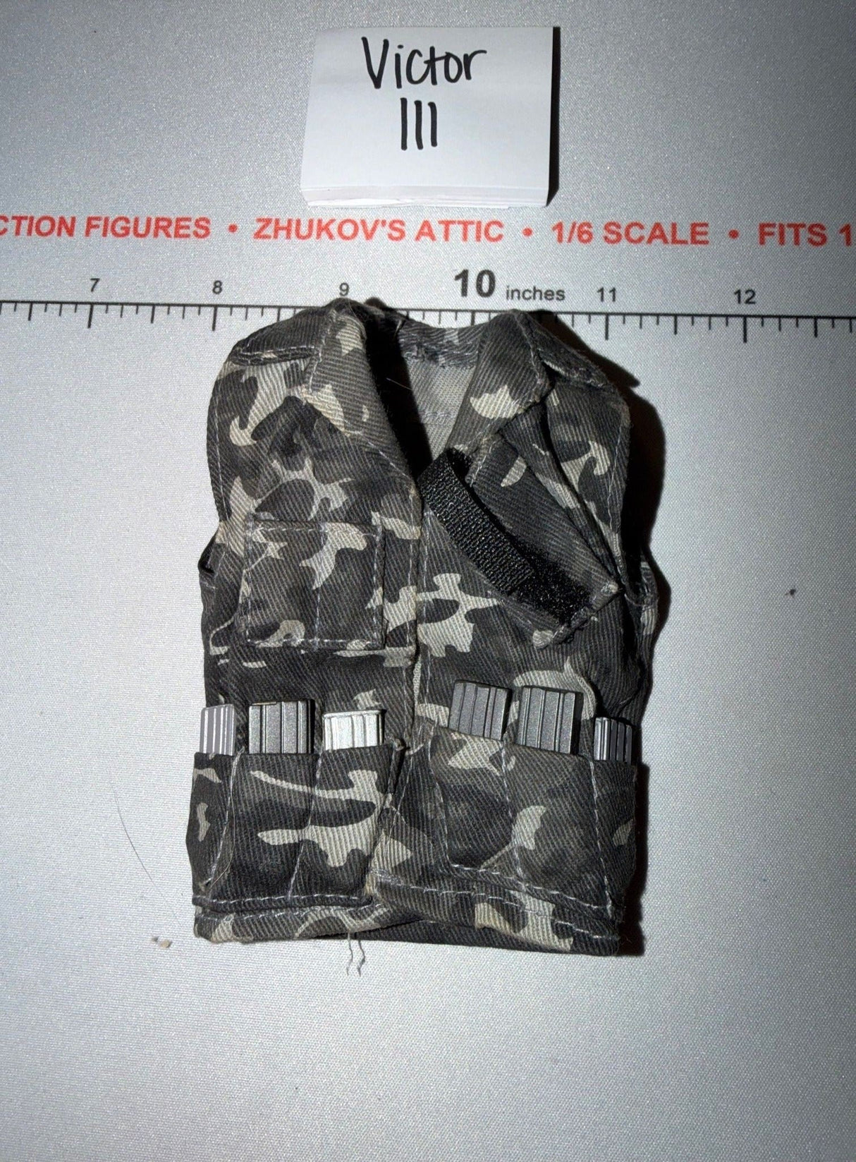 1/6 Scale Modern Era Urban Camouflage Assault Vest - Ultimate Soldier