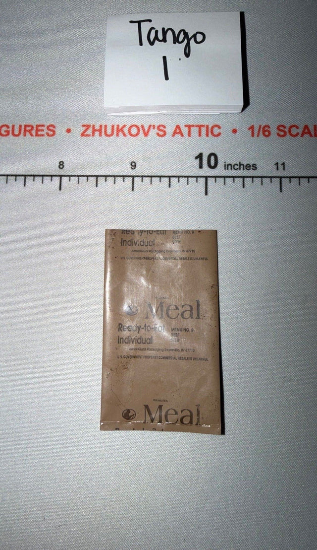 1/6 Scale Modern US Army MRE Meal Ready-to-Eat Empty Package