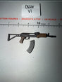 1/6 Scale Cold War Era AK-47 Assault Rifle with Folding Stock and Magazine