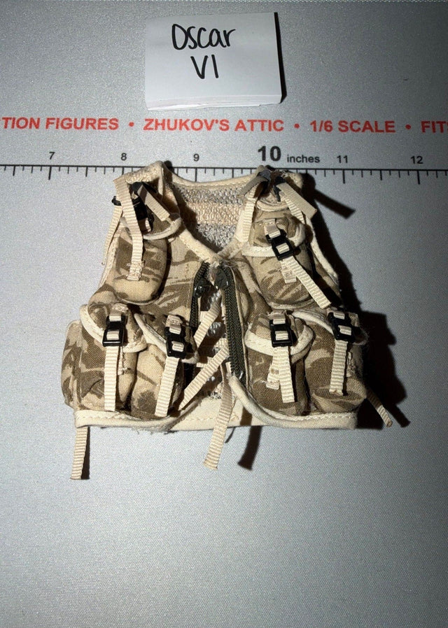 1/6 Scale Modern Era British Desert DPM Tactical Assault Vest