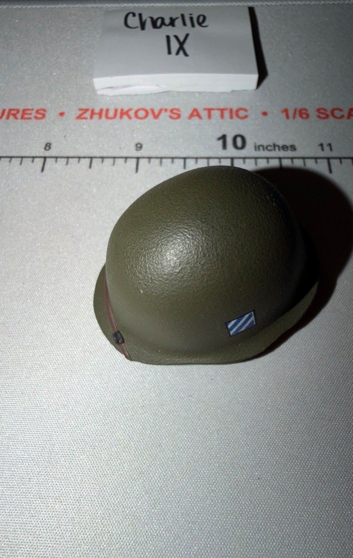 1/6 Scale WWII US 3rd Infantry Division Helmet - Ultimate Soldier
