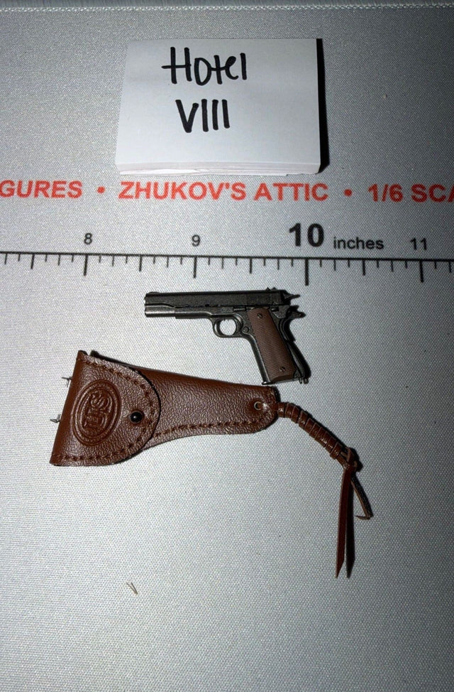 1/6 Scale WWII US .45 Pistol and Holster Set - Dragon
