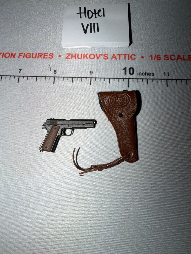 1/6 Scale WWII US .45 Pistol and Holster Set