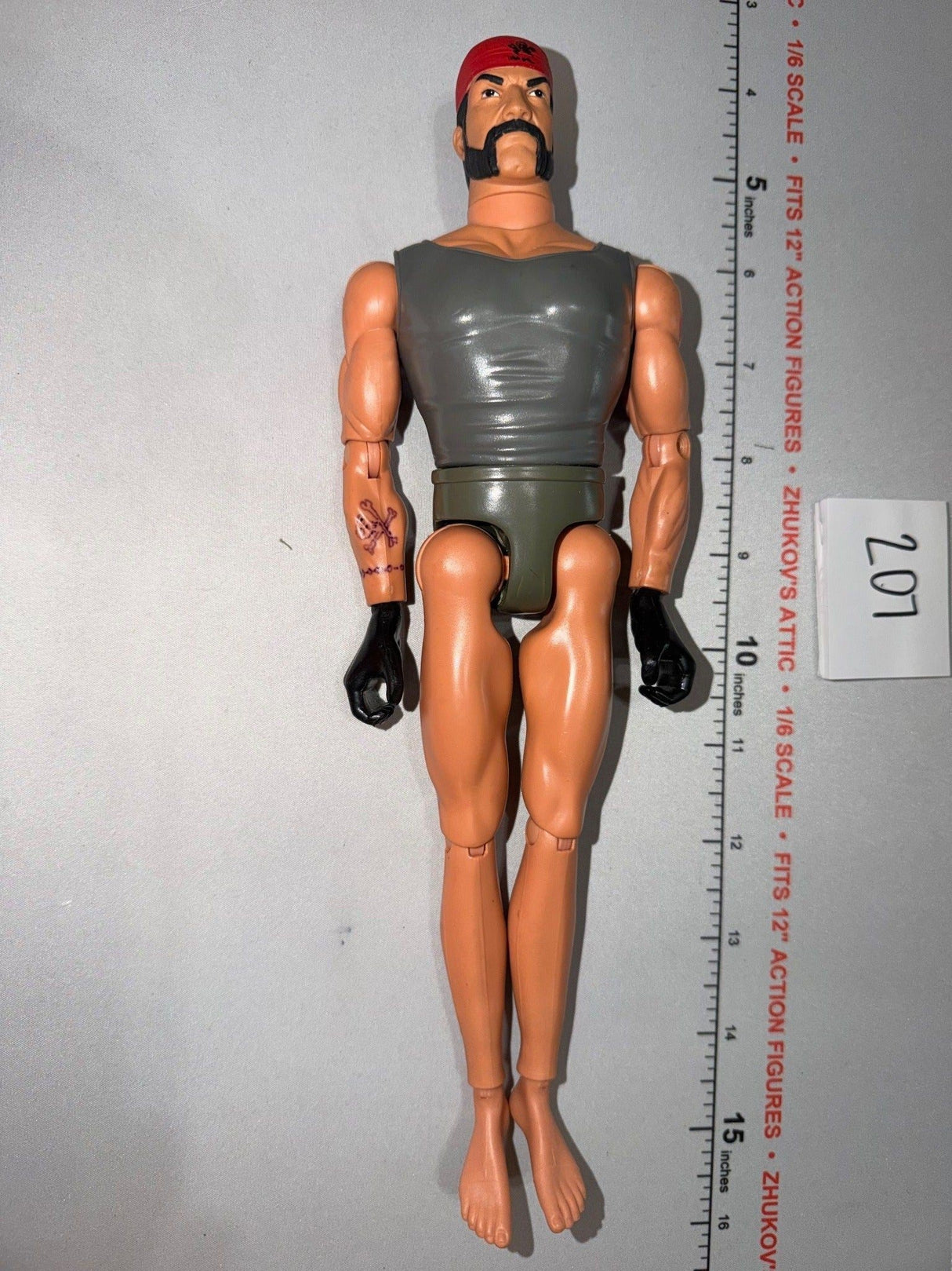 1/6 Scale Nude Male Action Figure Basic Body - GI Joe