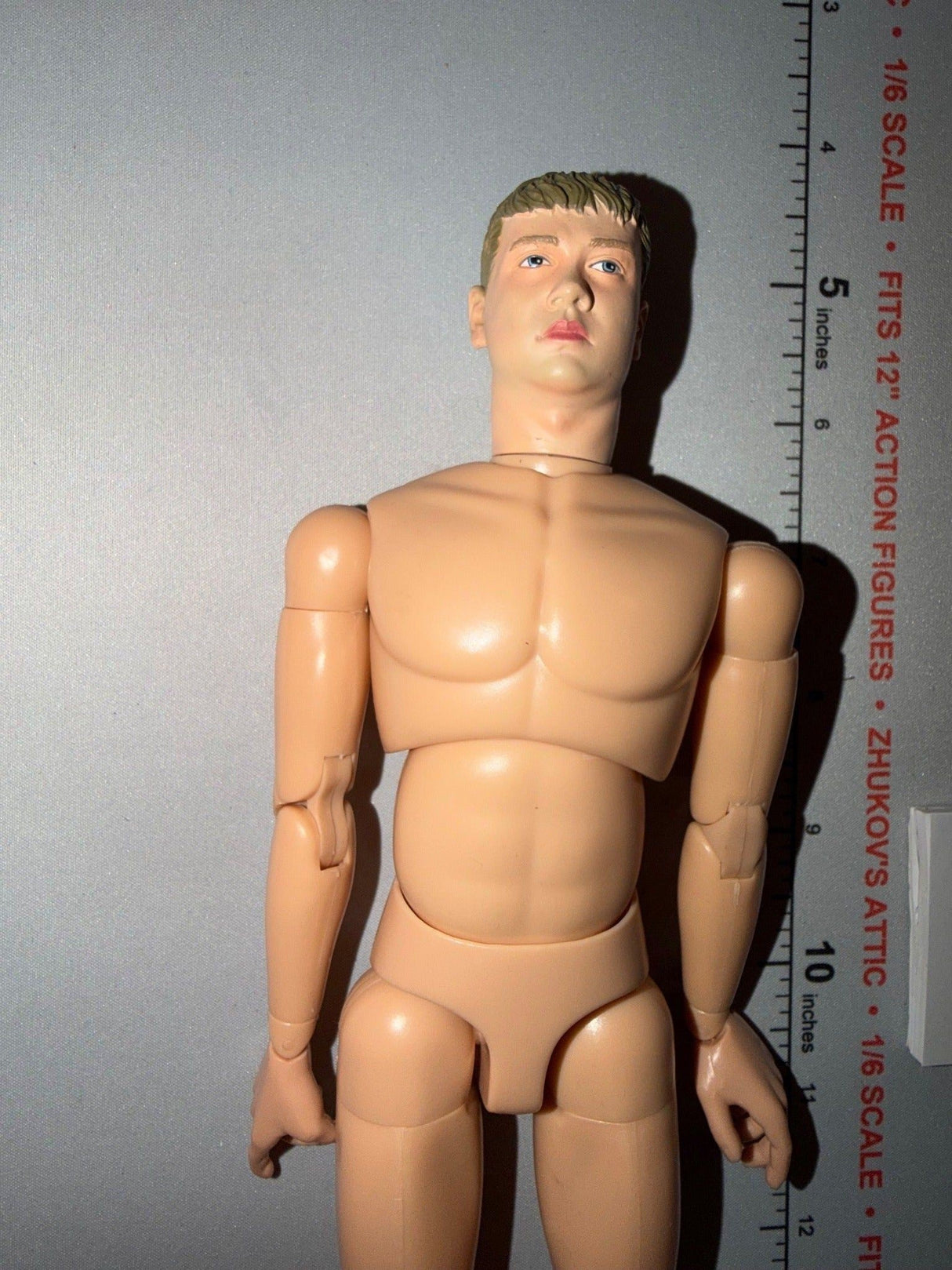 1/6 Scale Nude Male Action Figure Body - Dragon