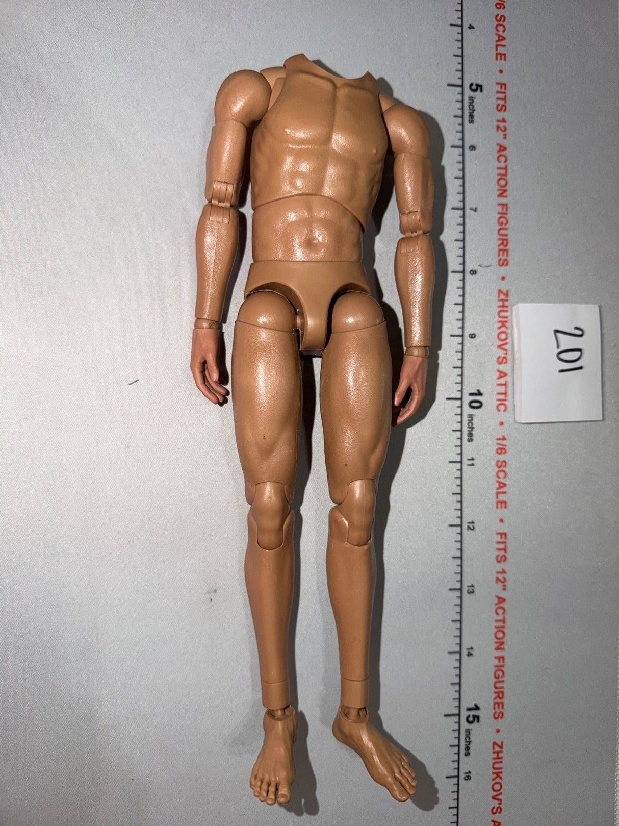 1/6 Scale Nude Male Action Figure Body