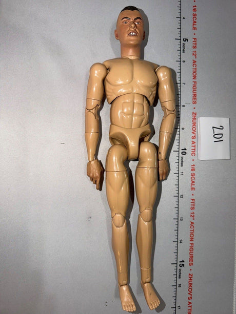1/6 Scale Nude Male Action Figure Body with World War One Head Sculpt - Sideshow