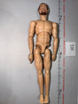 1/6 Scale Sideshow Nude Male Action Figure Body with Civil war Bearded Head Sculpt