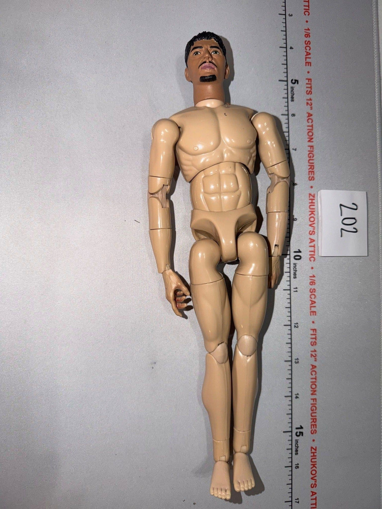 1/6 Scale Nude Male Super Articulated Action Figure Body with Soul Character Head Sculpt