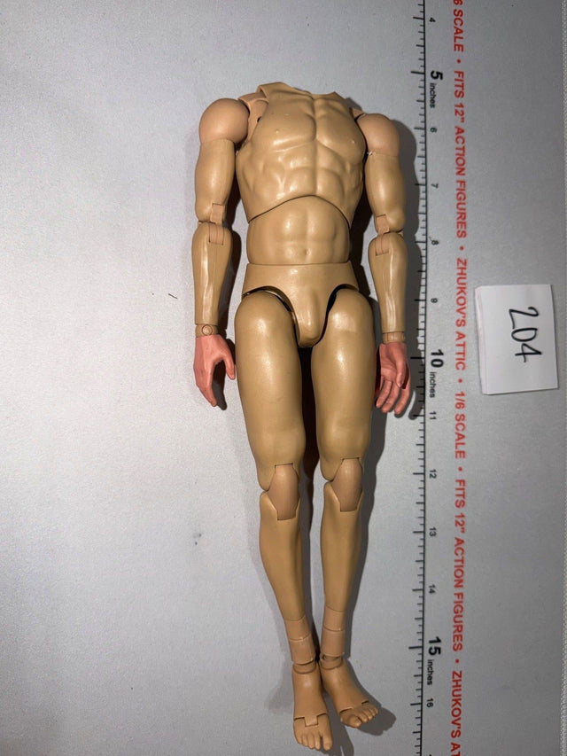 1/6 Scale Nude Male Action Figure Body