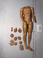 1/6 Scale Nude Male Action Figure Body with Interchangeable Hands
