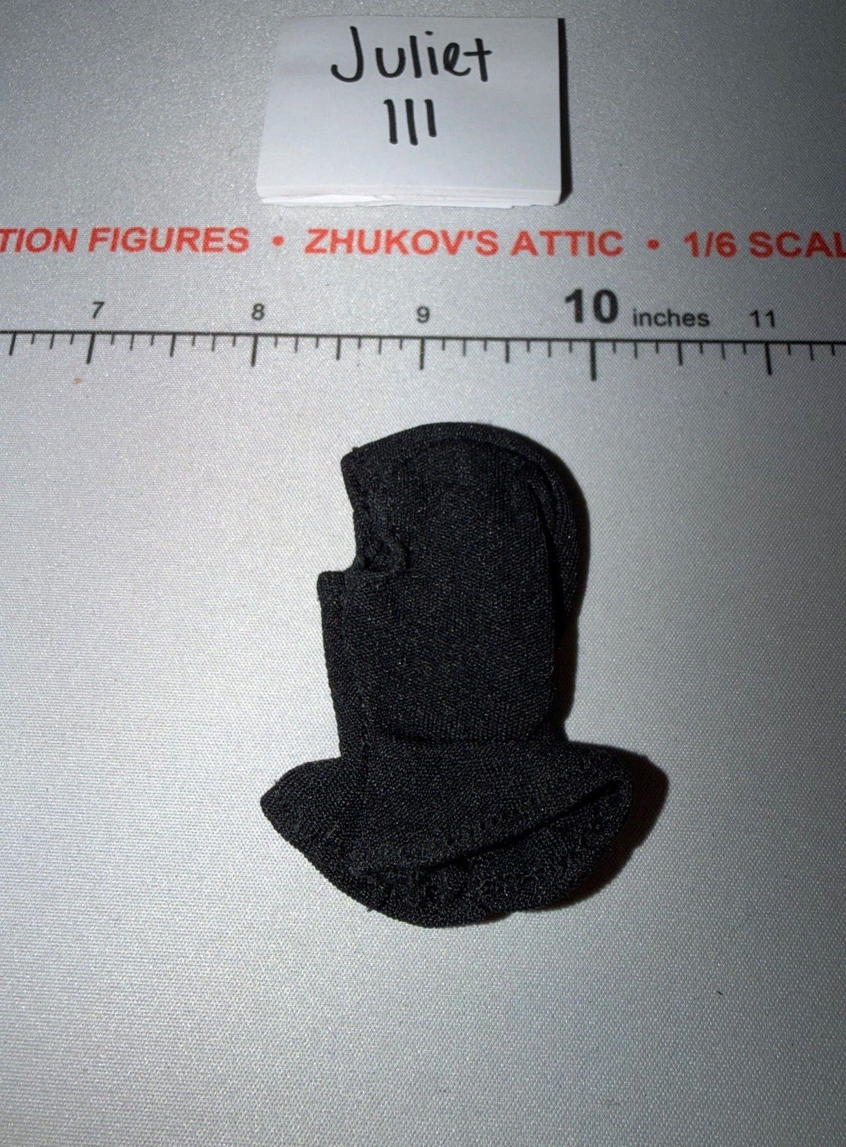 1/6 Scale Modern Era Black Balaclava Hood