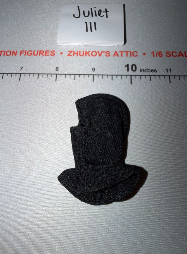 1/6 Scale Modern Era Black Balaclava Hood