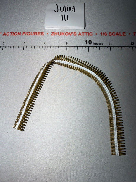 1/6 Scale WWII US Machine Gun Ammunition Belt