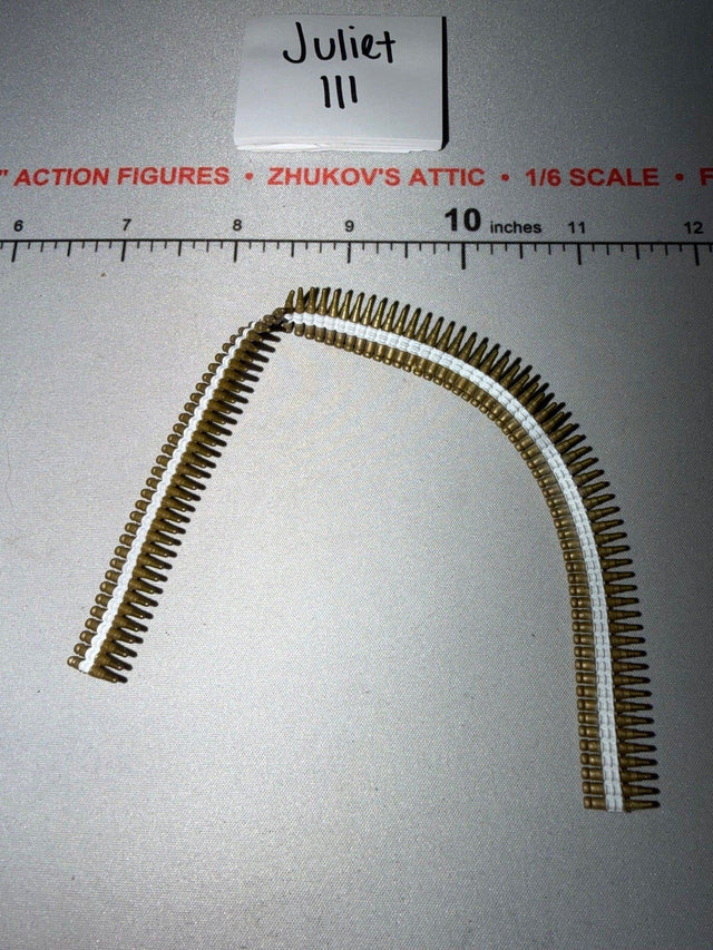 1/6 Scale WWII US Machine Gun Ammunition Belt