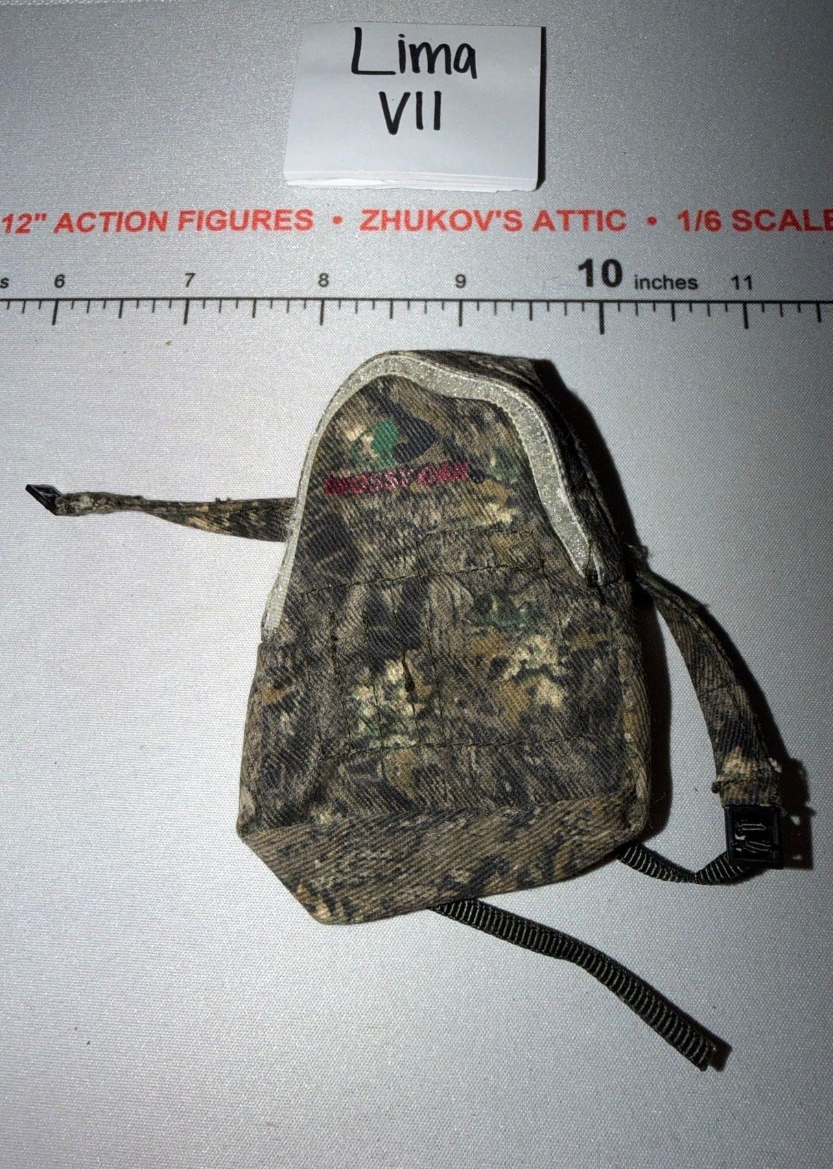 1/6 Scale Modern Era Civilian Mossy Oak Sling Backpack