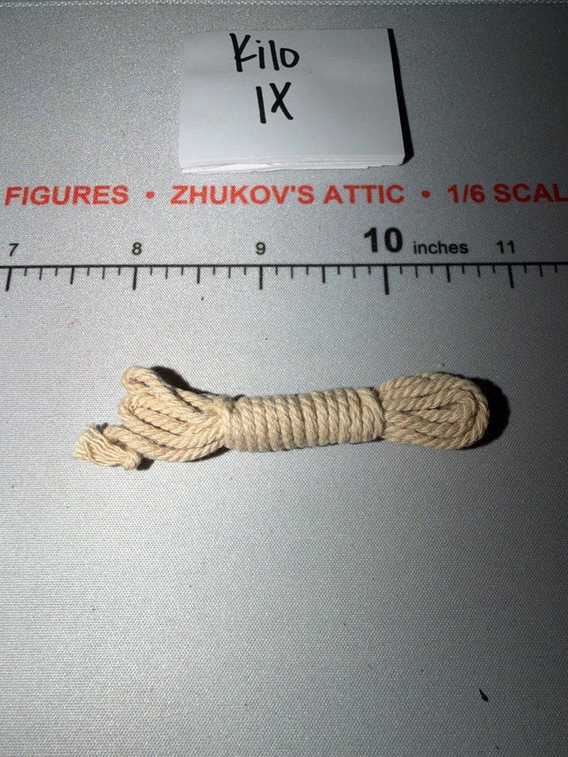 1/6 Scale WWII US Paratrooper Rope Coil