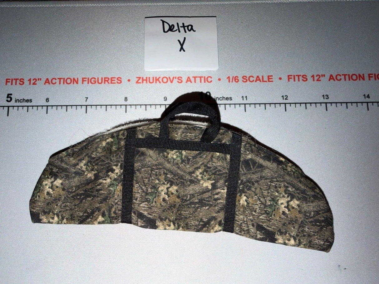 1/6 Scale Modern Era Civilian Real Tree Hunter Camouflage Gun Case Bag