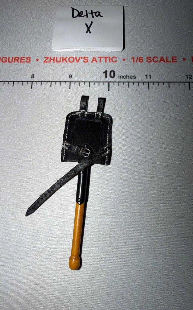 1/6 Scale WWII German Entrenching Tool with Carrier