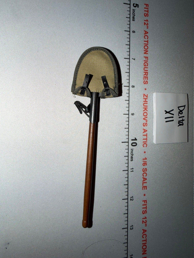 1/6 Scale WWII German Army Entrenching Tool Shovel with Cover