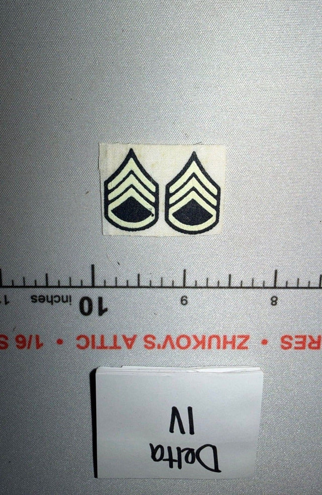 1/6 Scale WWII US Army Staff Sergeant Rank Insignia Patches