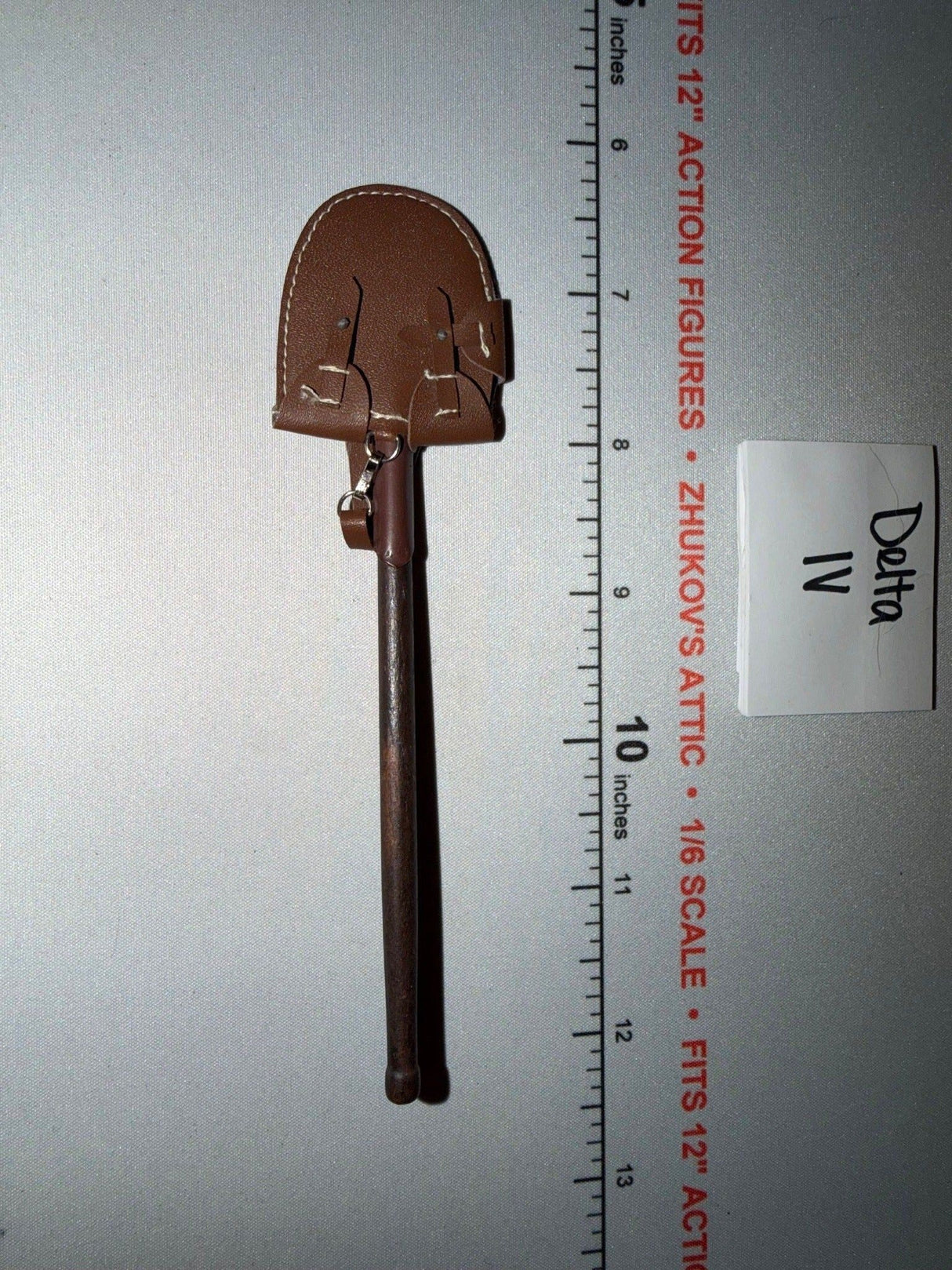 1/6 Scale WWII German Army Entrenching Tool Shovel with Cover