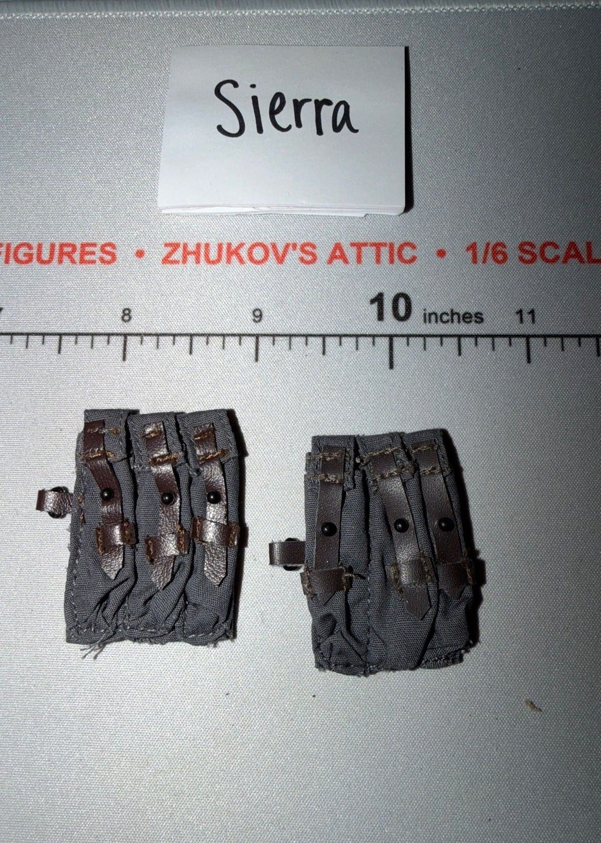 1/6 Scale WWII German Mp-40 Ammunition Pouches